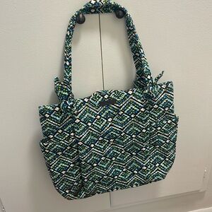 Vera Bradley Hadley   Tote Bag in Rain Forest Purse Shoulder New